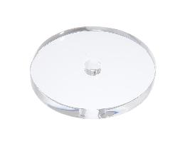 Round Disk-Style Clear Acrylic Break, Choice of Dia. 