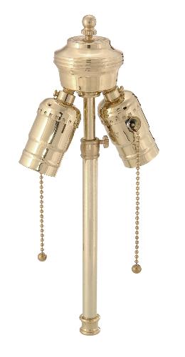 Adjustable Cluster w/Standard-size Pull-chain Sockets