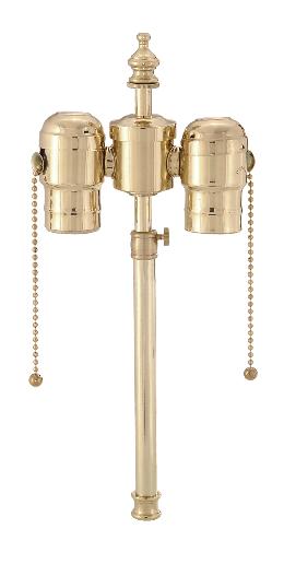 Adjustable (10"-15") Cluster w/Pull Chain Sockets