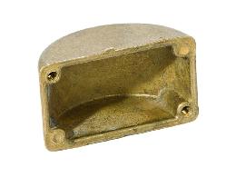 No-Arm Die Cast Brass Wall Plate Cluster Body, Unfinished 