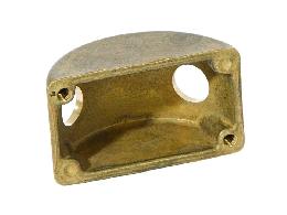 2-Arm Die Cast Brass Wall Plate Cluster Body, 1/8IP Slip, Unfinished 