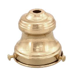 2 1/4" Fitter, Brass Neo-Classical Style Shade Holder