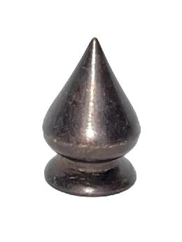 NEW 21036N Tap 1/4-27F 3/4" ht Nickel Plated Finish Brass Pyramid Lamp Finial 