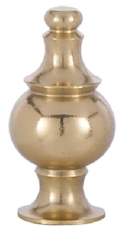 Turned Brass Spindal Finial