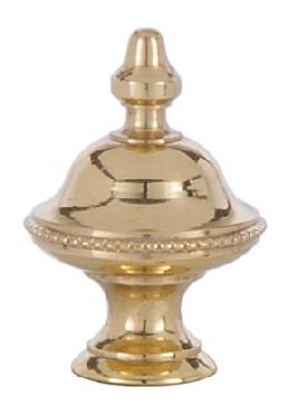 1 Inch Solid Brass Lamp Finial