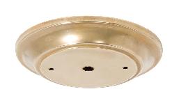 5-1/2" Diameter Unfinished Brass Canopy