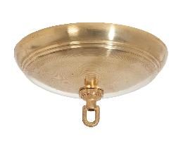 7-7/8" Diameter Unfinished Die Cast Brass Canopy with Mounting Hardware 