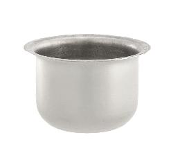 Nickel Finish Candle Cups, 1 1/4" ht.
