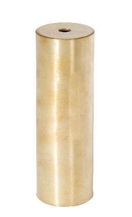 6-1/4" Tall Cylinder Unfinished Brass Socket Cup, 1/8 IP Slip 