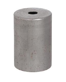 2-1/2" Tall Unfinished Steel Lamp Socket Cup, 1/8IP