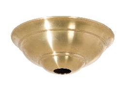 Unfinished Brass Die Cast Canopy, Choice of Hole Diameter