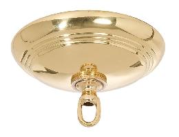 Polished and Lacquered Solid Spun Brass Dome Shaped Canopy Kit
