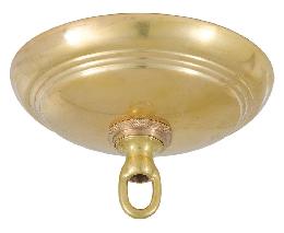 Unfinished Brass Solid Spun Brass Dome Shaped Canopy Kit