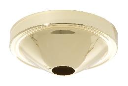 5" Dia. Brass Plated Steel Canopy