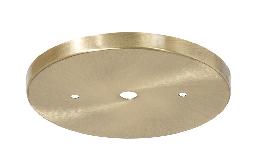 5-1/4" Diameter Antique Brass Finish Steel Canopy, 1/8 IP