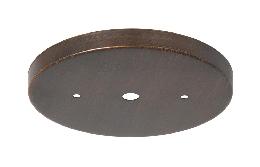 5-1/4" Diameter Antique Bronze Finish Steel Canopy, 1/8 IP