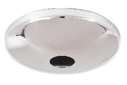 5 Inch Diameter Dome Nickel Plated Finish Steel Canopy