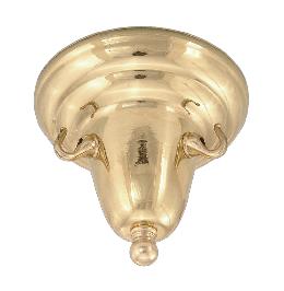 Brass Chain Drop Canopy for Pan Fixtures