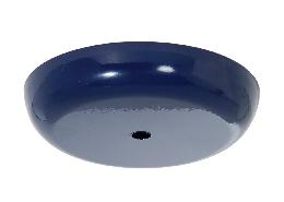 5-1/2" Diameter Glossy Blue Finish Steel Ceiling Canopy, 1/8IP Slip