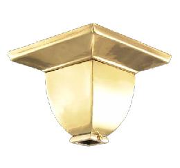 Mission Style Ceiling Canopy, Choice of Center Ring Slip Size