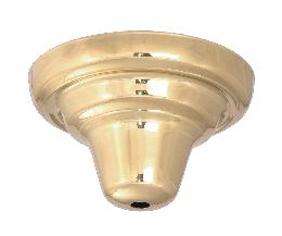 Stamped Brass Fixture Canopy, 1/8 IP Slip Center Hole