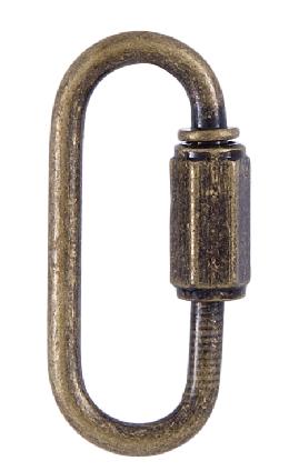 Antique Brass Finish Chain Connecting Link / Chain Connector