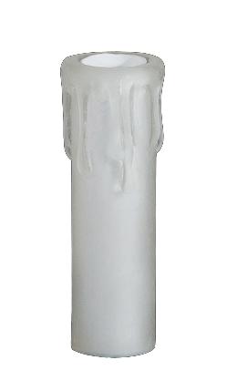 Frosted Clear Acrylic, Candelabra Size Candle Cover