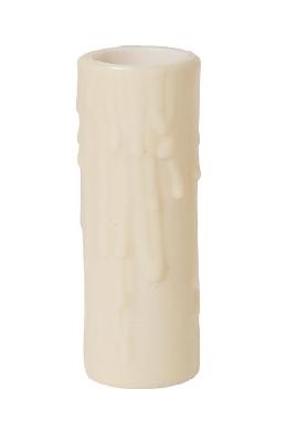 Cream Color Polybeeswax  Standard Size Candle Cover, Choice of Height