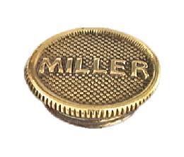 Miller Logo Filler Cap for Rayo Type Lamps