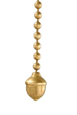 Antique Brass Acorn Pull Chains