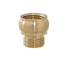 Turned Brass Beaded Nozzle, 1/8F X 1/8M
