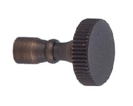 Antique Bronze Finish Solid Brass Knurled Key
