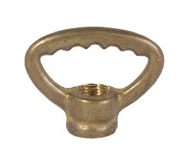 Cast Unfinished Brass 1 3/8 Inch ht. Hang-Straight Cast Brass Loop