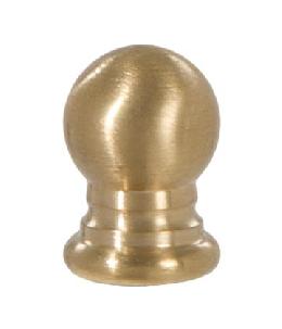 New Old Stock Solid Unfinished Brass Flame Lamp Finial 1.5'' High # N64 