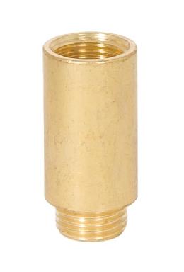 1-1/16" Unfinished  Brass Coupling, 1/8F x 1/8M