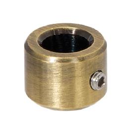 Antique Brass Finish Brass Slip Ring with Metal M3 Side Set Screw, 1/8 IP Slip
