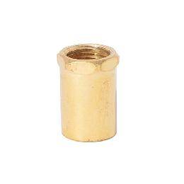 3/4" Tall Brass Hex Coupling,1/8F, Unfinished