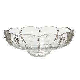 Crystal Dish with Olive Design