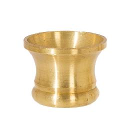 Unfinished Turned Brass Candle Cup, 1/8F