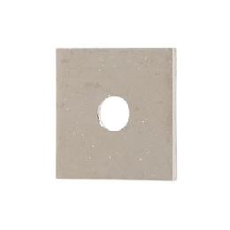 1-1/2" Outside Diameter Polished Nickel Finish Cast Brass Check Square, 1/8 IP