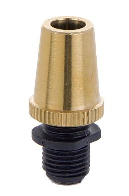 Polished Brass (no lacquer) Cord Grip Bushing for Twisted Pair Cord