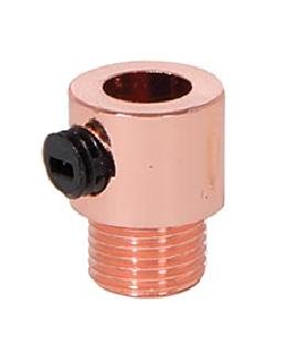 Polished Copper Finish Brass Cord Grip Bushing for Twisted Pair , SVT2 and SVT3 Lamp Cord