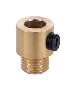 Polished Brass Cord Grip Bushing for Twisted Pair ,SVT2 and SVT3 Lamp Cord