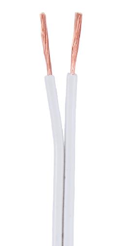 White Color, 18/2 Plastic Lamp Spool Cord