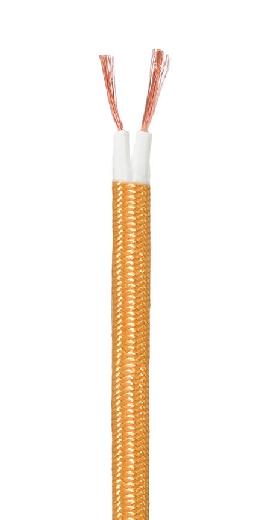 18/2 SPT-2-B Gold Rayon Covered Lamp Cord, Choice of Length