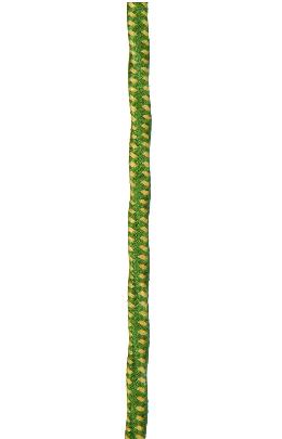 Green & Gold Cotton Overbraid 3-Wire 18 Gauge Lamp Cord