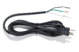 Black 18/3 SVT Cord Set with 3 Prong Polarized Plug, Choice of Length 