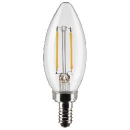 Clear, 25-Watt Equivalent LED Light Bulb, Candelabra Base B11