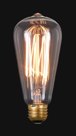 Antique Style Light Bulb With 60Watt and 140 Lumens