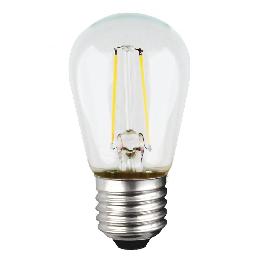 Clear, 25-Watt Equivalent LED String Light Bulb, Medium Base S14